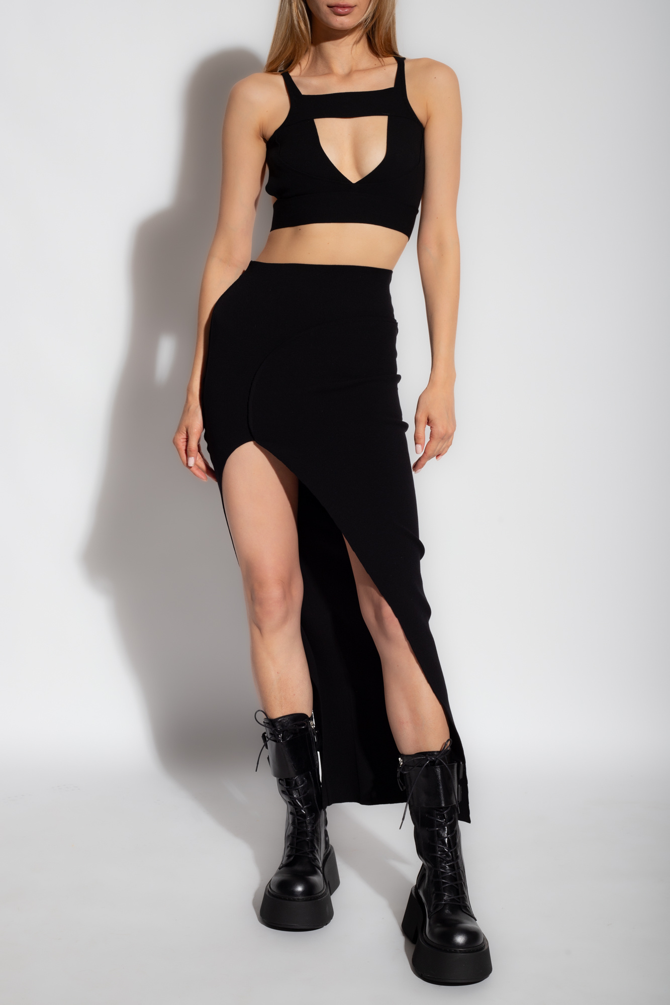 Black Form-fitting skirt Rick Owens - SchaferandweinerShops